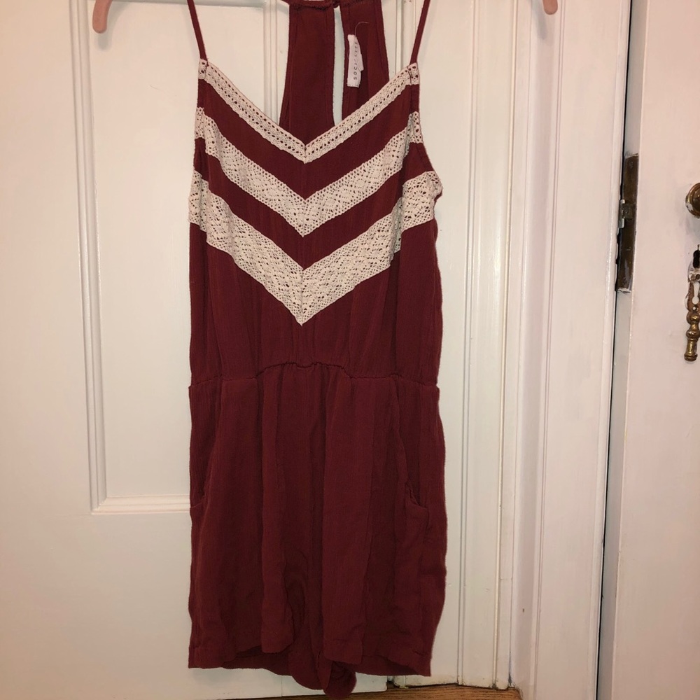 red romper